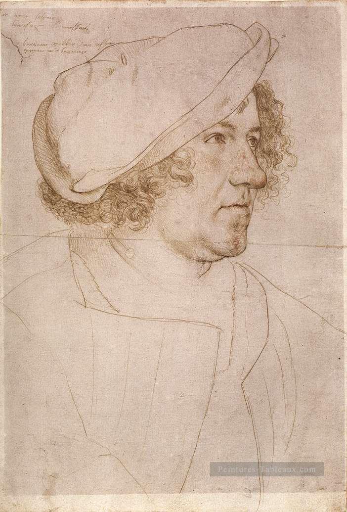 Portrait de Jakob Meyer zum Hasen Renaissance Hans Holbein le Jeune Peintures à l'huile